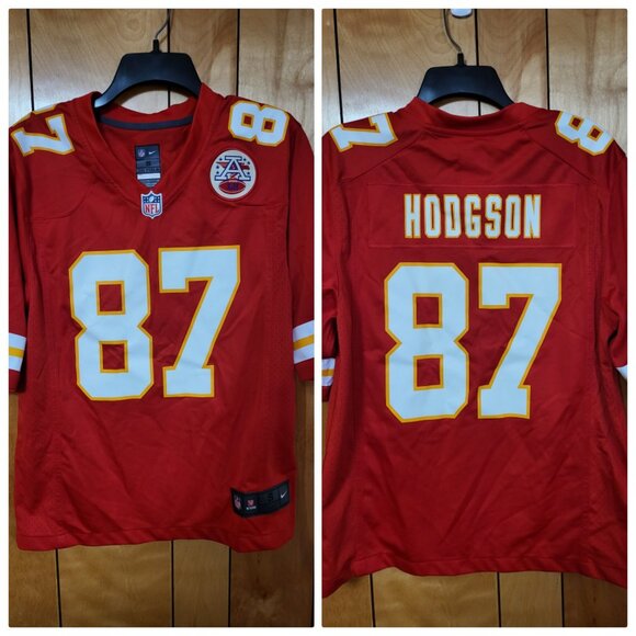Kansas City Chiefs Jersey Adult SMALL #87 HODGSON Nike on Field RED NFL AFC C4 - Picture 1 of 9